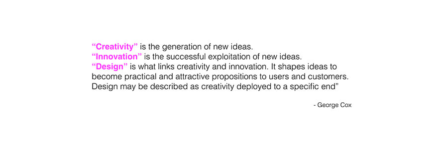 Creativity, Innovation, Design (George Cox)