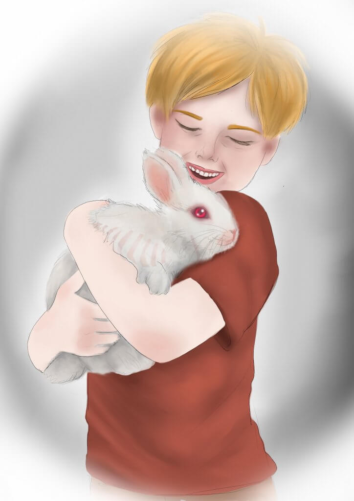 Book illustration - bunny