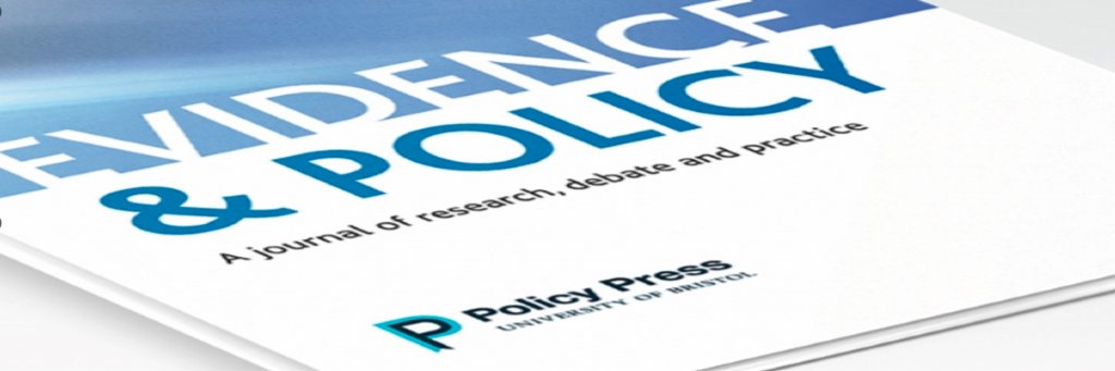 Cover of Evidence & Policy journal